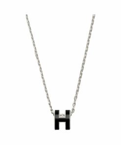 Hermes Pop H Pendant Black